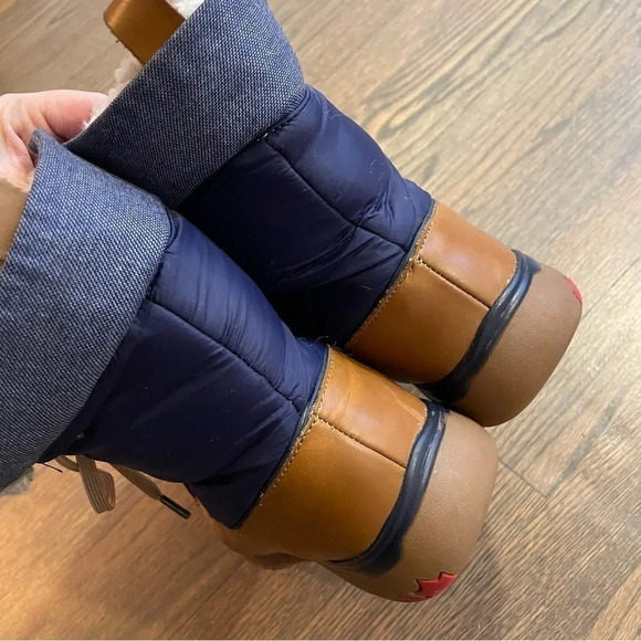 Pajar Canada Waterproof Leather boots color block size EU 38 US 7-7.5 main image 7